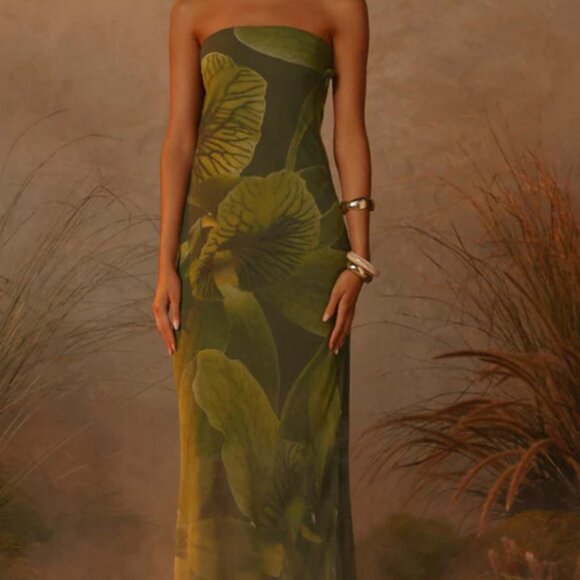 Peppermayo Exclusive - Nettle Maxi Dress - Tropic Floral US 0 - Picture 1 of 3
